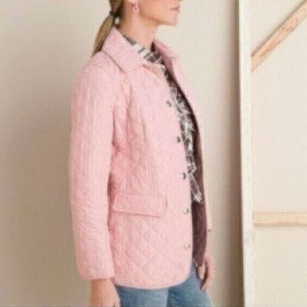 NWOT Chico's Modern Quilted Jacket - Red - Picture 5 of 10